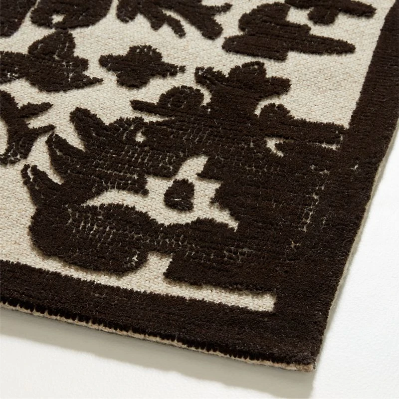 Avalon Wool Hand-Tufted Charcoal Grey Area Rug 6'x9'