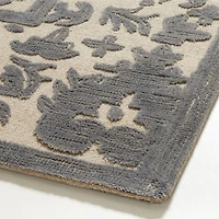 Avalon Wool Hand-Tufted Light Grey Area Rug 8'x10'