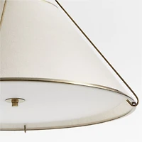 Remi Natural Conical Pendant Light 24.7"