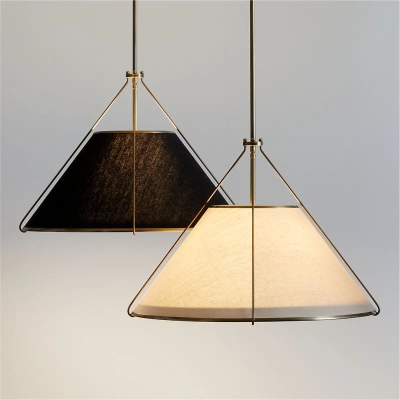 Remi Natural Conical Pendant Light 24.7"