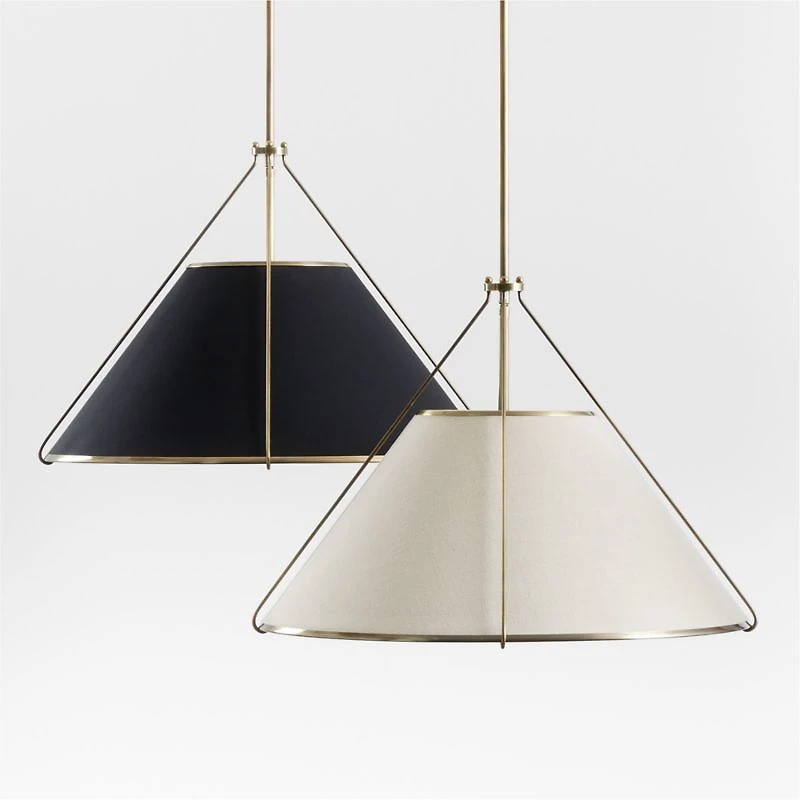 Remi Natural Conical Pendant Light 24.7"