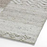 Avignon Wool Flatweave Taupe Area Rug 10'x14'