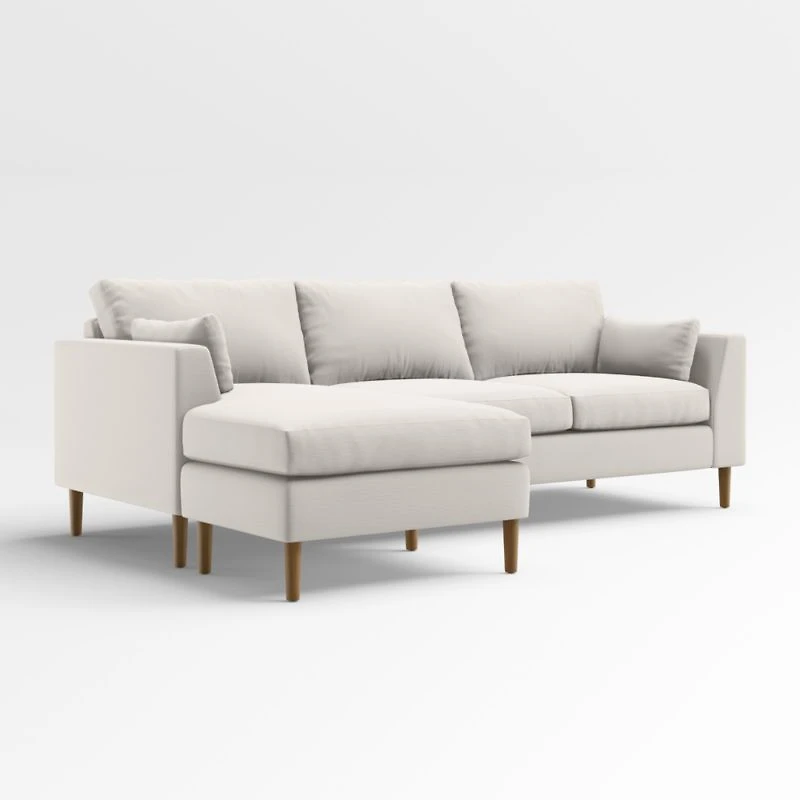 Avondale Wood Leg 3-Seat Lounger
