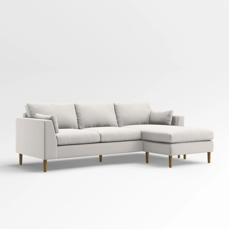 Avondale Wood Leg 3-Seat Lounger
