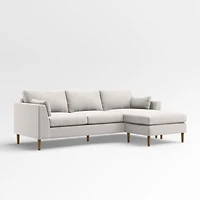 Avondale Wood Leg 3-Seat Lounger