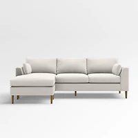Avondale Wood Leg 3-Seat Lounger