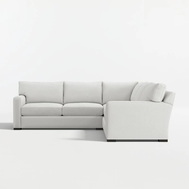 Axis 3-Piece L-Shaped Sectional Sofa