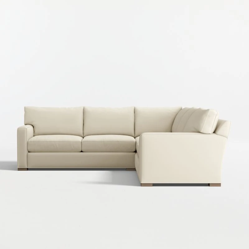 Axis 3-Piece L-Shaped Sectional Sofa