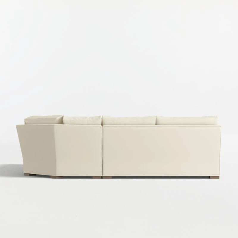 Axis 3-Piece L-Shaped Wedge Sectional Sofa