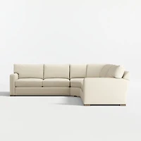 Axis 3-Piece L-Shaped Wedge Sectional Sofa