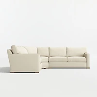 Axis 3-Piece L-Shaped Wedge Sectional Sofa