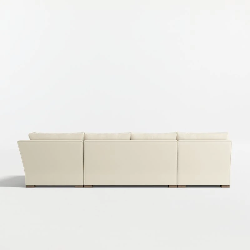 Axis 4-Piece L-Shaped Sectional Sofa with Chaise Lounge