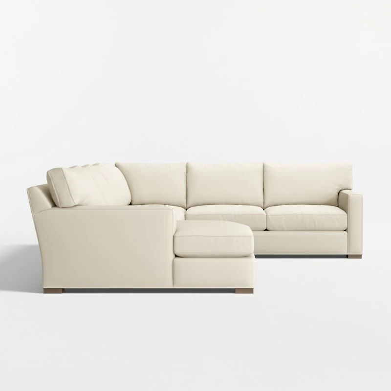 Axis 4-Piece L-Shaped Sectional Sofa with Chaise Lounge