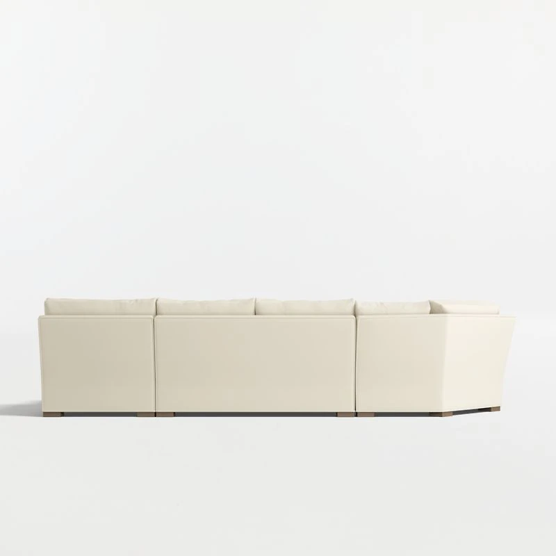 Axis 4-Piece L-Shaped Wedge Sectional Sofa with Chaise Lounge