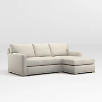 Axis 2-Piece Bench Sectional Sofa with Chaise Lounge