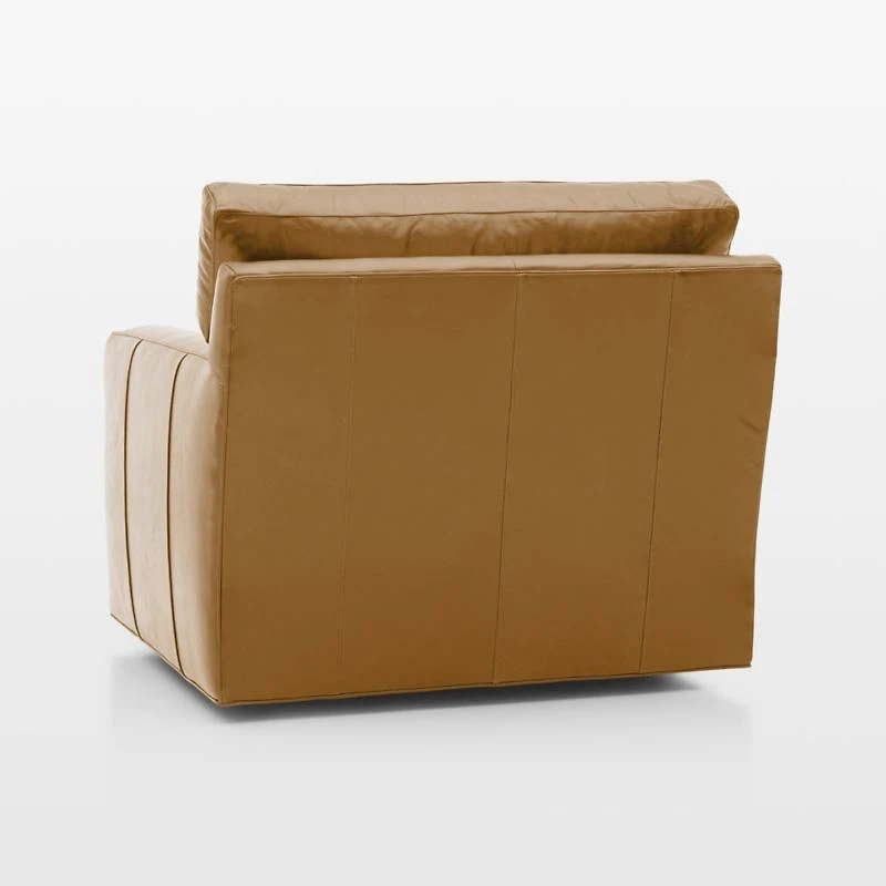 Axis 40" Leather Swivel Chair