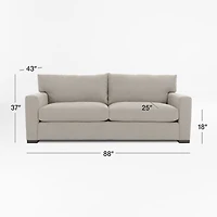 Axis 2-Seat 88" Sofa