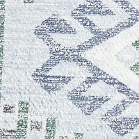 Azar Blue Washable Kids 12"x18" Rug Swatch