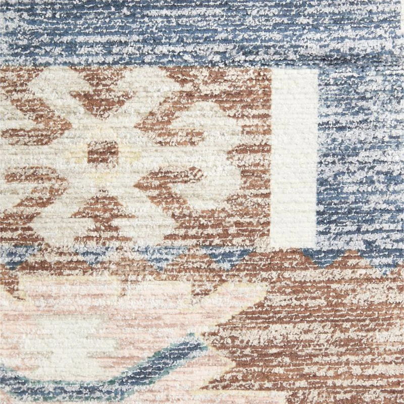 Azar Brown Washable Kids 12"x18" Rug Swatch