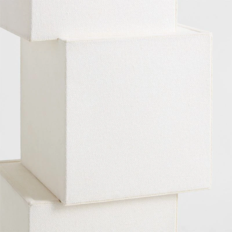 Cubey Linen Table Lamp 33.8" by Brigette Romanek