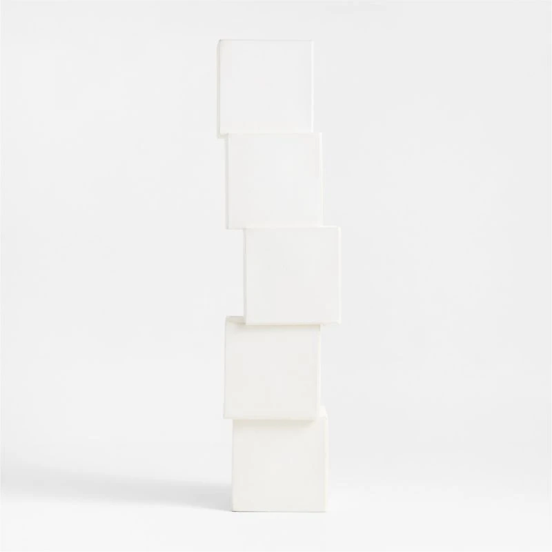 Cubey Linen Table Lamp 33.8" by Brigette Romanek