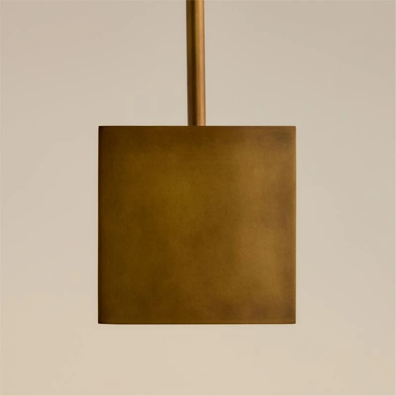 Indy Square Metal Pendant Light by Brigette Romanek