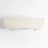 Coastline 72" Oak Wood Fluted Credenza by Brigette Romanek