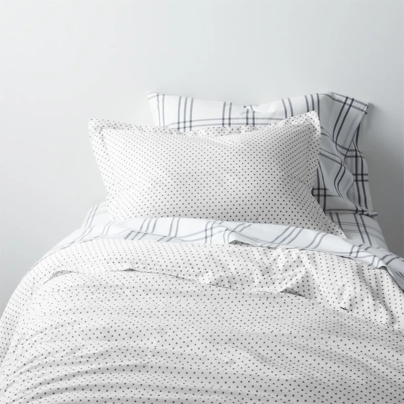Stax Kids Organic Cotton Twin Grey Sheet Set