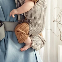 BABYBJÖRN ™ Grey Beige Mini 3D Mesh Baby Carrier