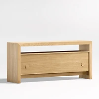 Baja 72" Natural Oak Storage Media Console