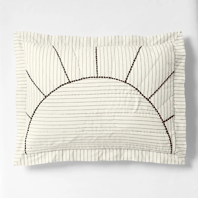 Baja Sunset Yarn Dye Organic Cotton Kids Pillow Sham