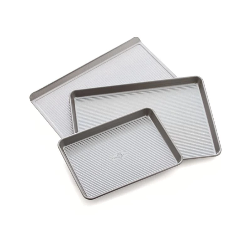 USA Pan 3 Piece Non-Stick Bakeware Set