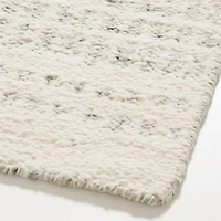 Barcelona Wool Handwoven Grey Ivory Area Rug 10'x14'