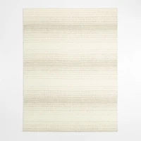 Barcelona Wool Handwoven White Beige Area Rug 9'x12'