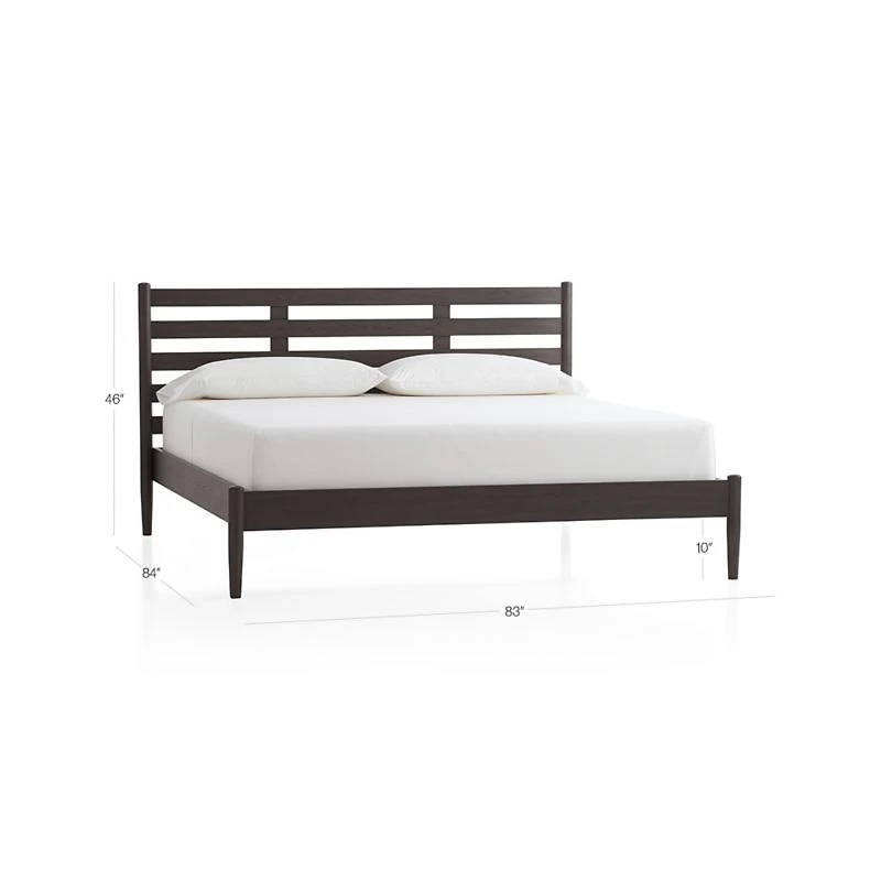 Barnes Smoke Brown King Bed
