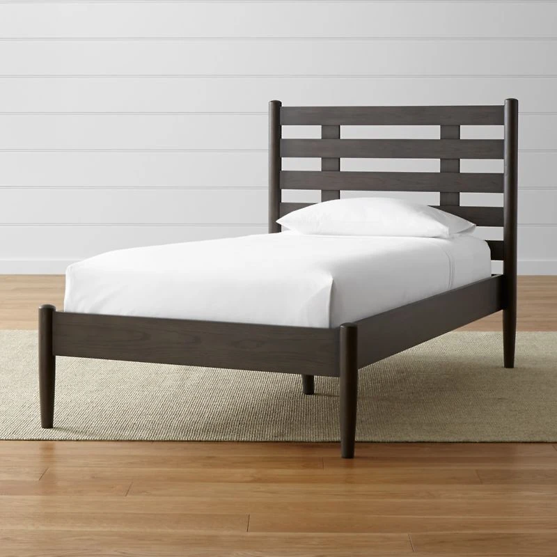 Barnes Smoke Brown Twin Bed