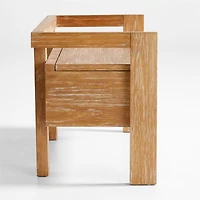 Baro Wood Entryway Storage Bench