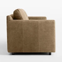 Barrett II 91" Leather Track Arm Sofa