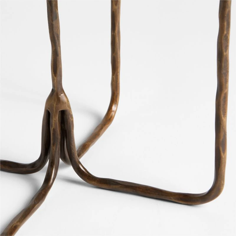 Barteau Antique Brass Candelabra