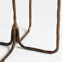 Barteau Antique Brass Candelabra