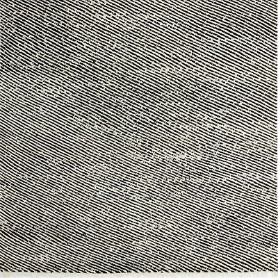 Basel Wool Hand-Knotted Black Area Rug 8'x10'