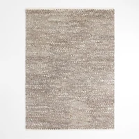Basel Wool Hand-Knotted Brown Area Rug 6'x9'