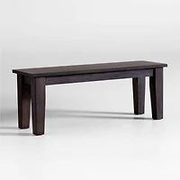 Basque 48" Charcoal Grey Wood Dining Bench