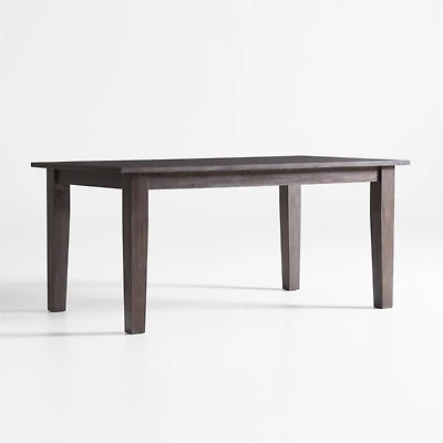 Basque 65" Charcoal Grey Solid Wood Dining Table
