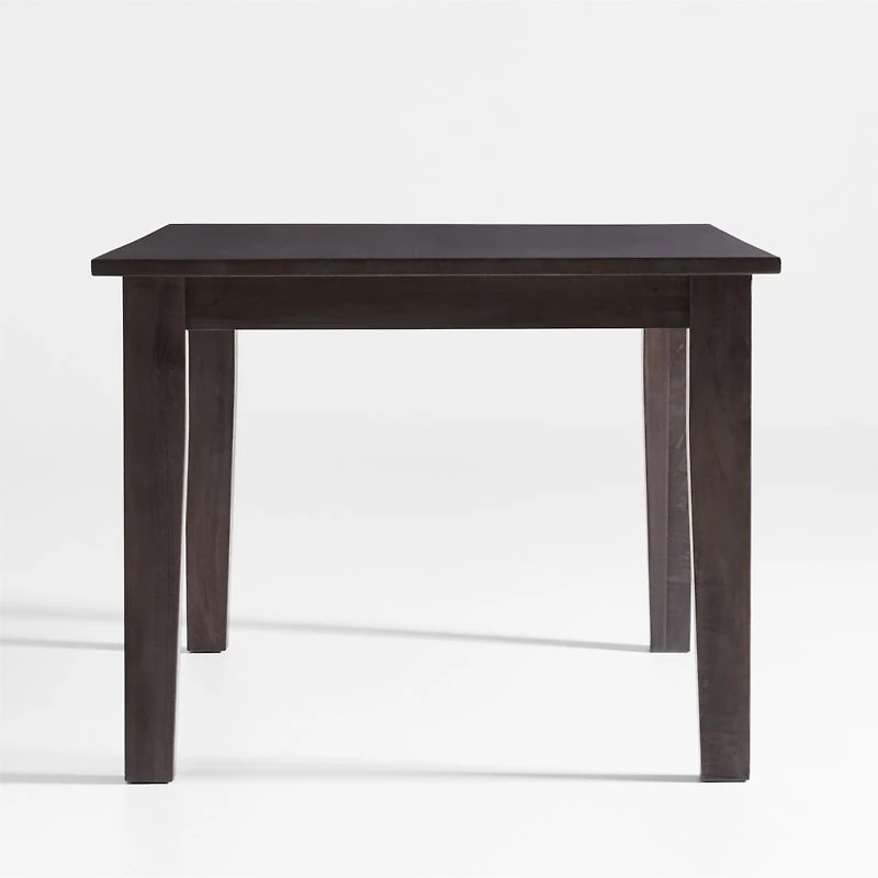 Basque 65" Charcoal Grey Solid Wood Dining Table