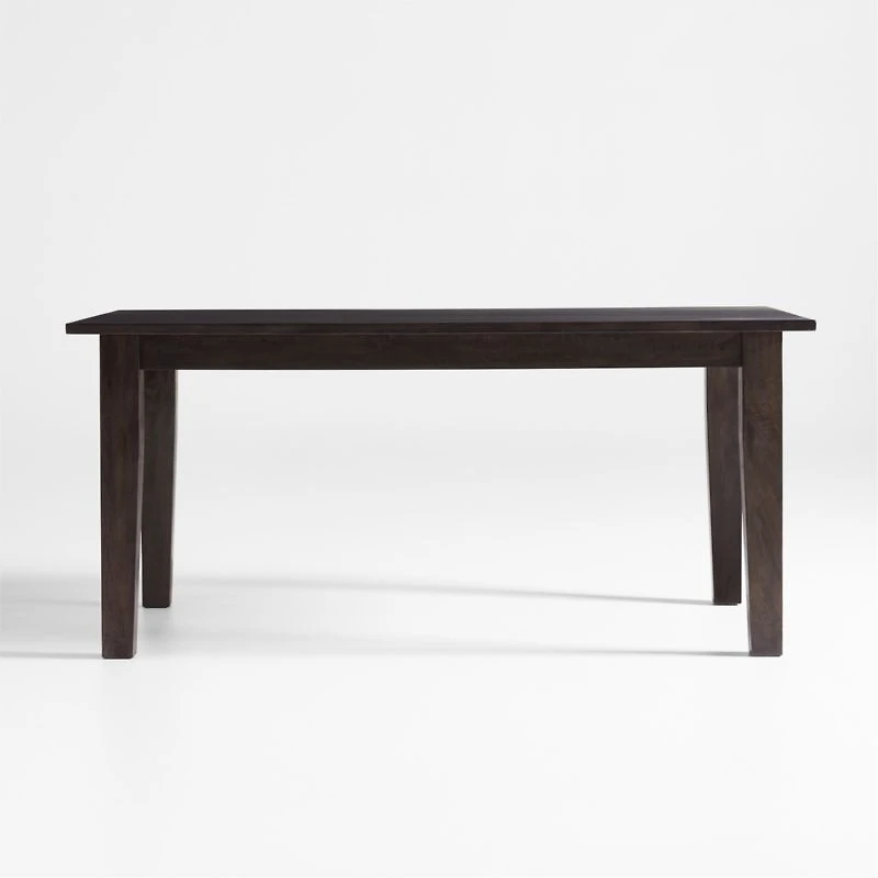 Basque 65" Charcoal Grey Solid Wood Dining Table