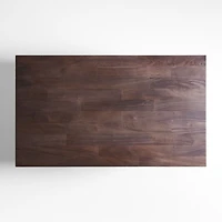 Basque 65" Charcoal Grey Solid Wood Dining Table