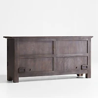 Basque 68" Charcoal Grey Wood Credenza