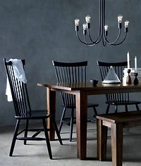 Oakton Bronze Chandelier Light