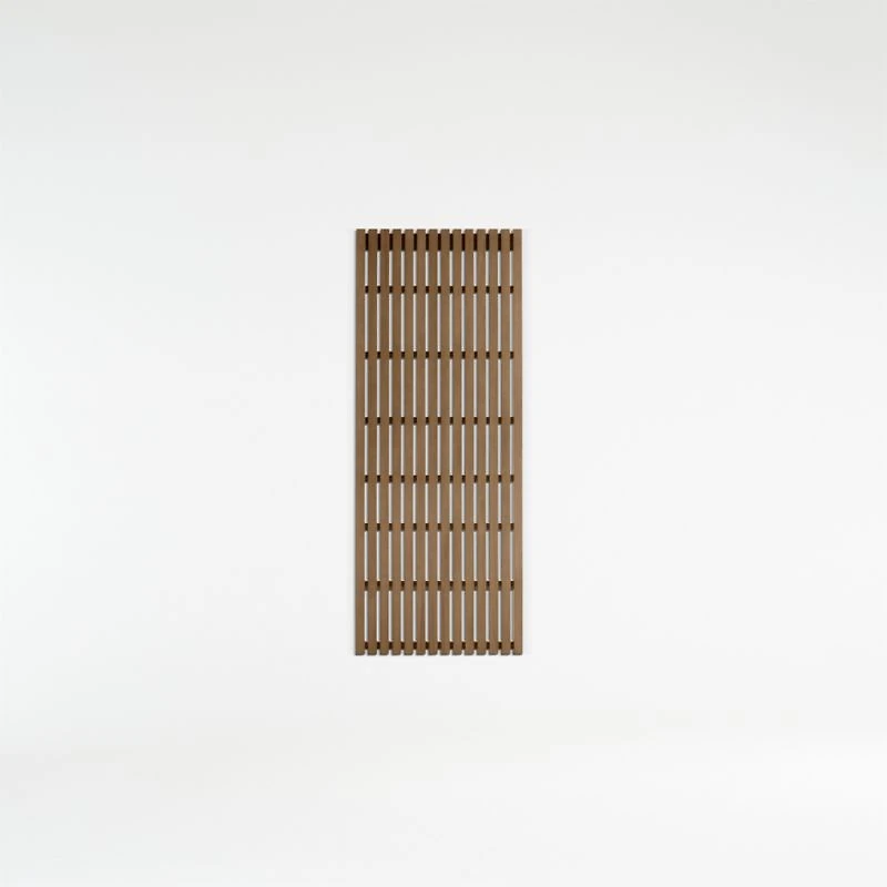 Batten Brown Oak 24" Back Storage Slatwall Panel
